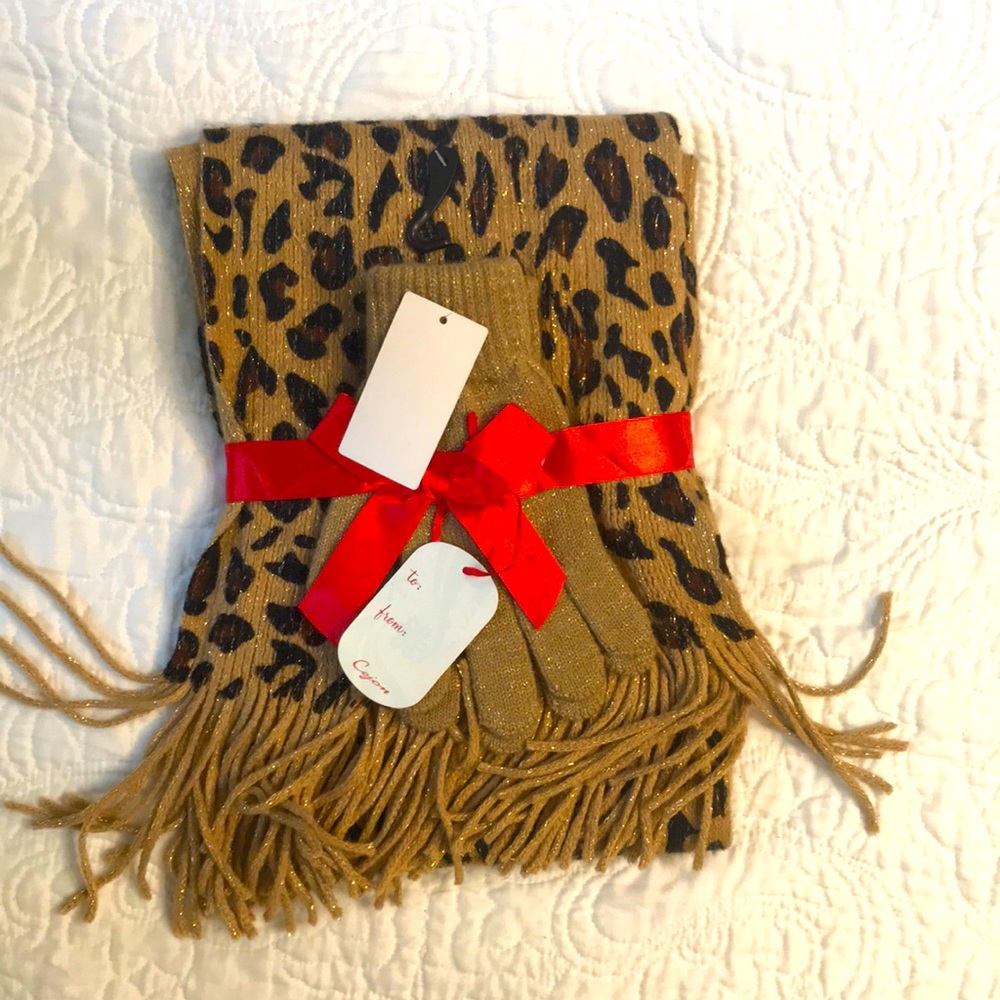 Brand new scarf and gloves